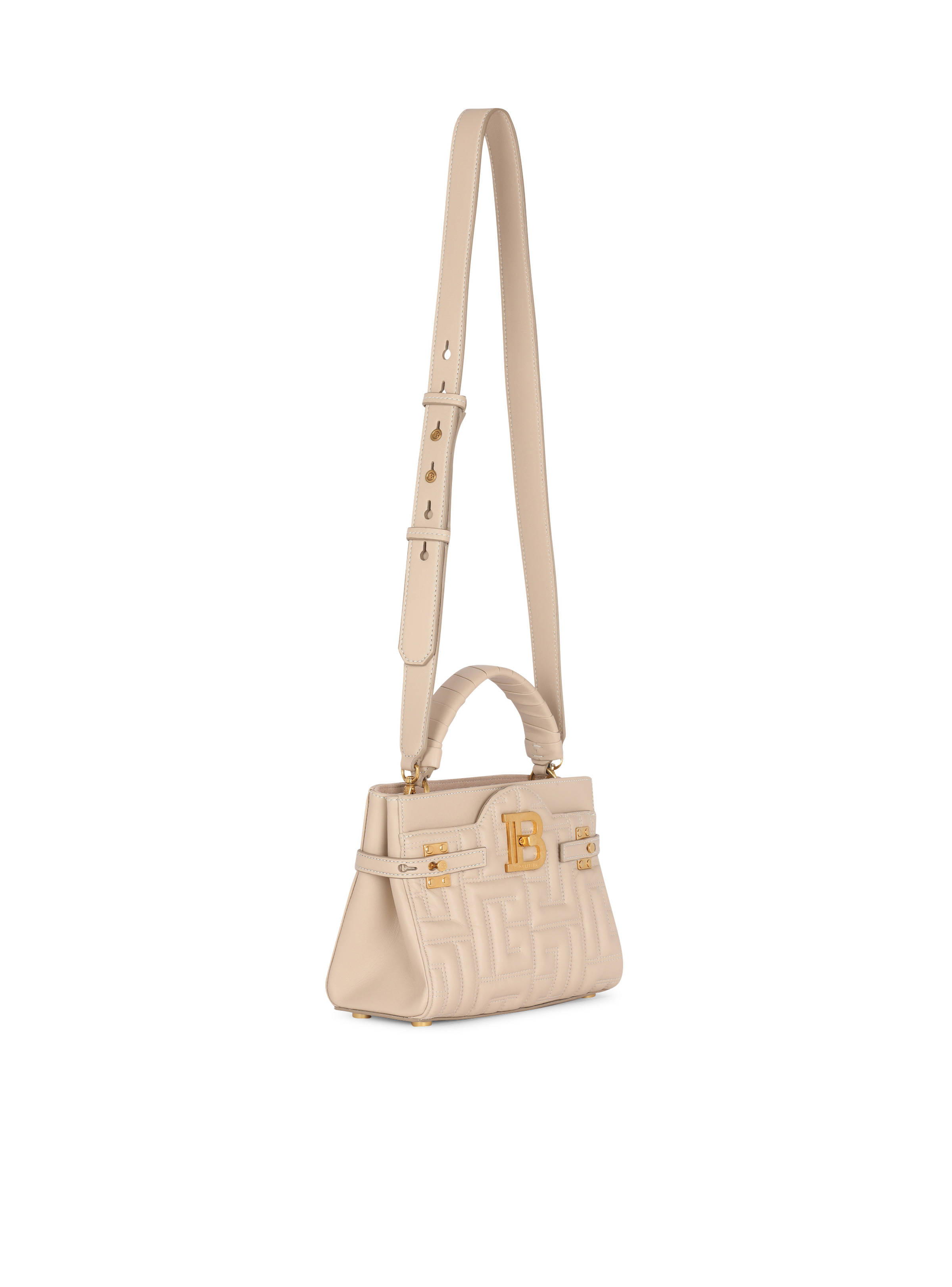 B-Buzz 22 Top Handle bag in monogram quilted leather - 3