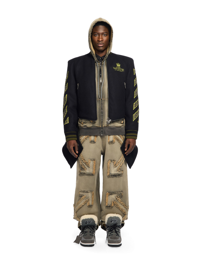 Off-White Off Eagle Twill Wo Varsity Coat outlook