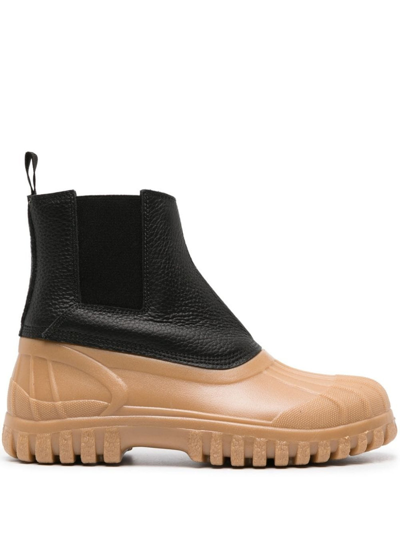 Balbi two-tone leather ankle boots 1