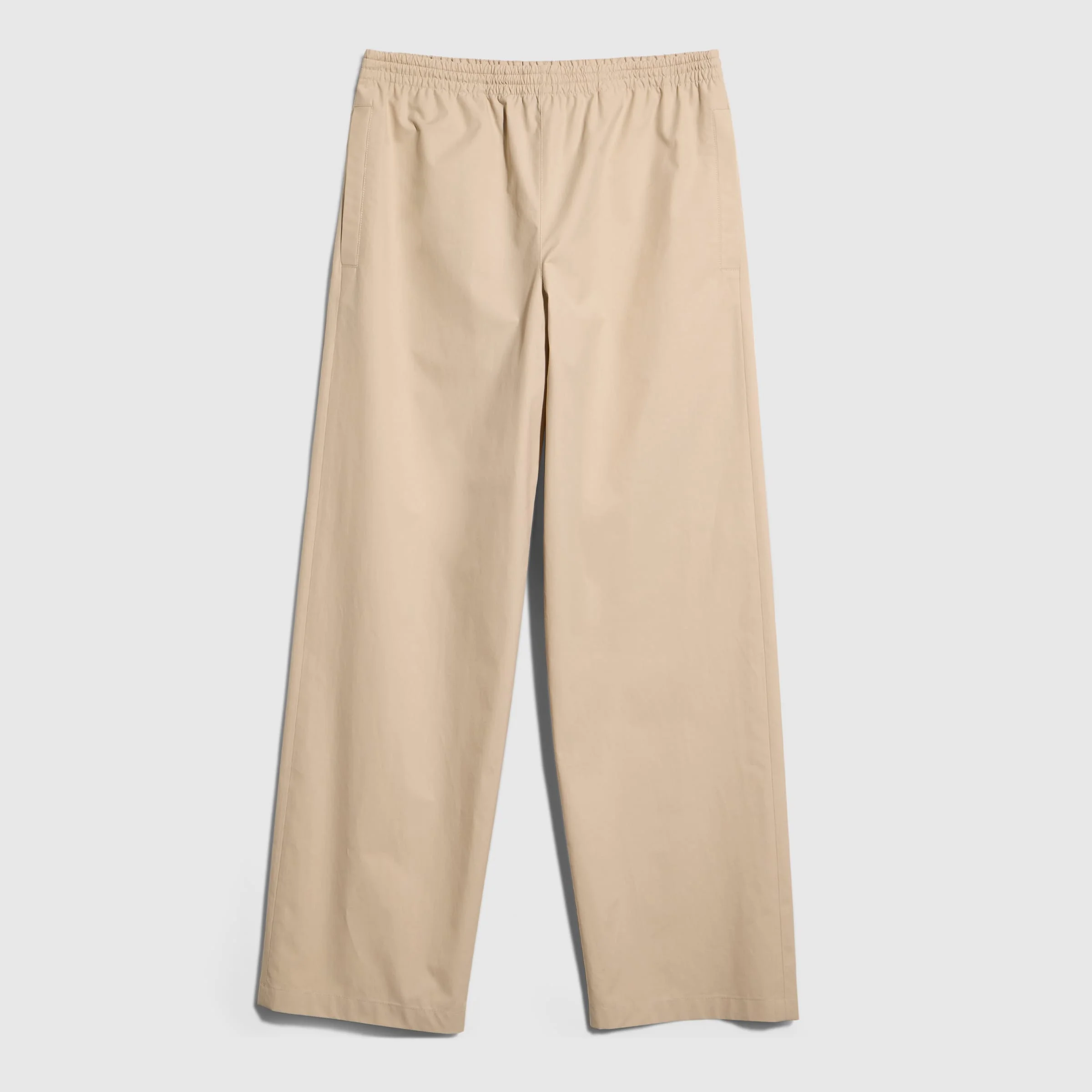 Cotton poplin pants - 1