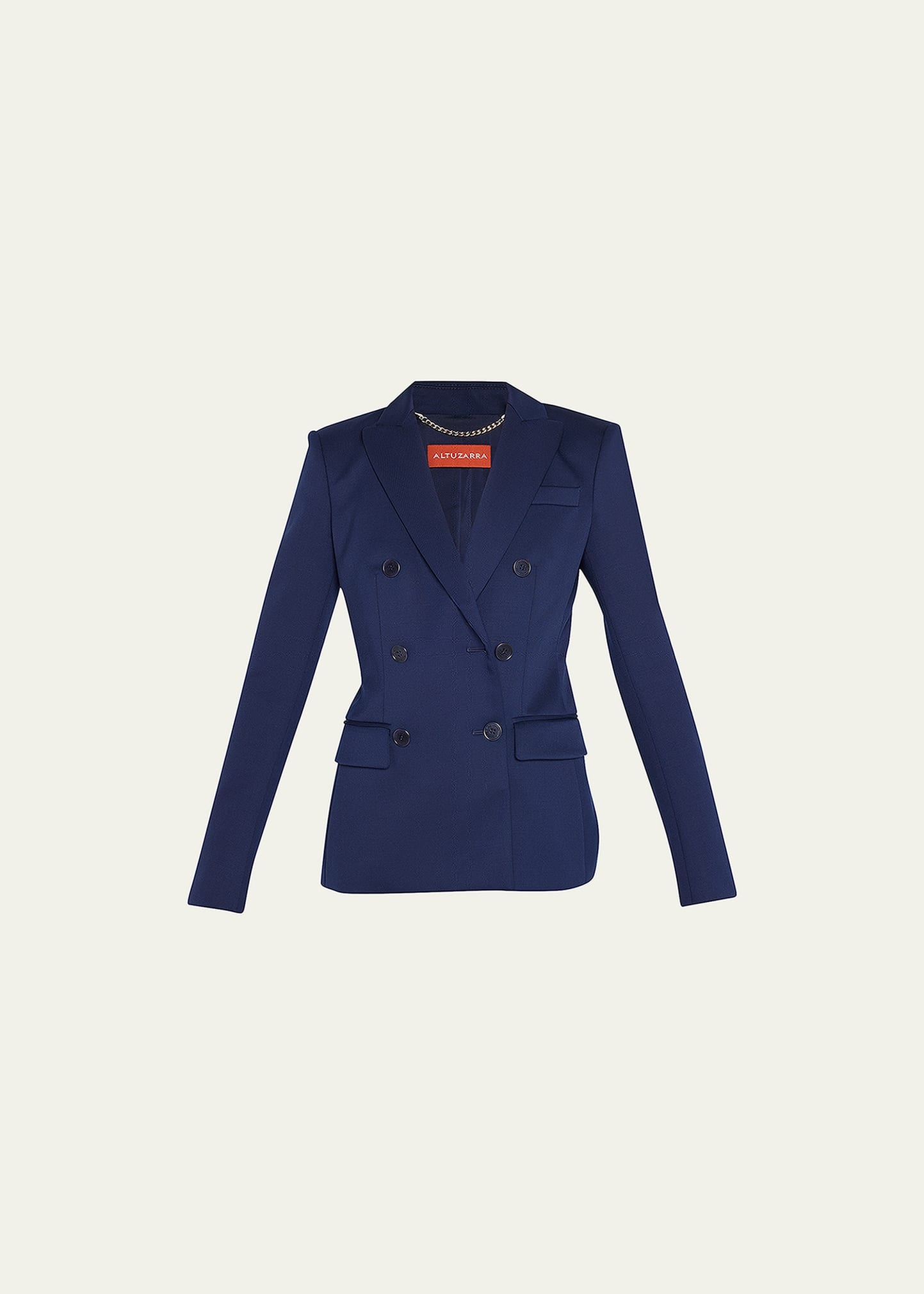 Indiana Double-Breasted Tailored Jacket - 1