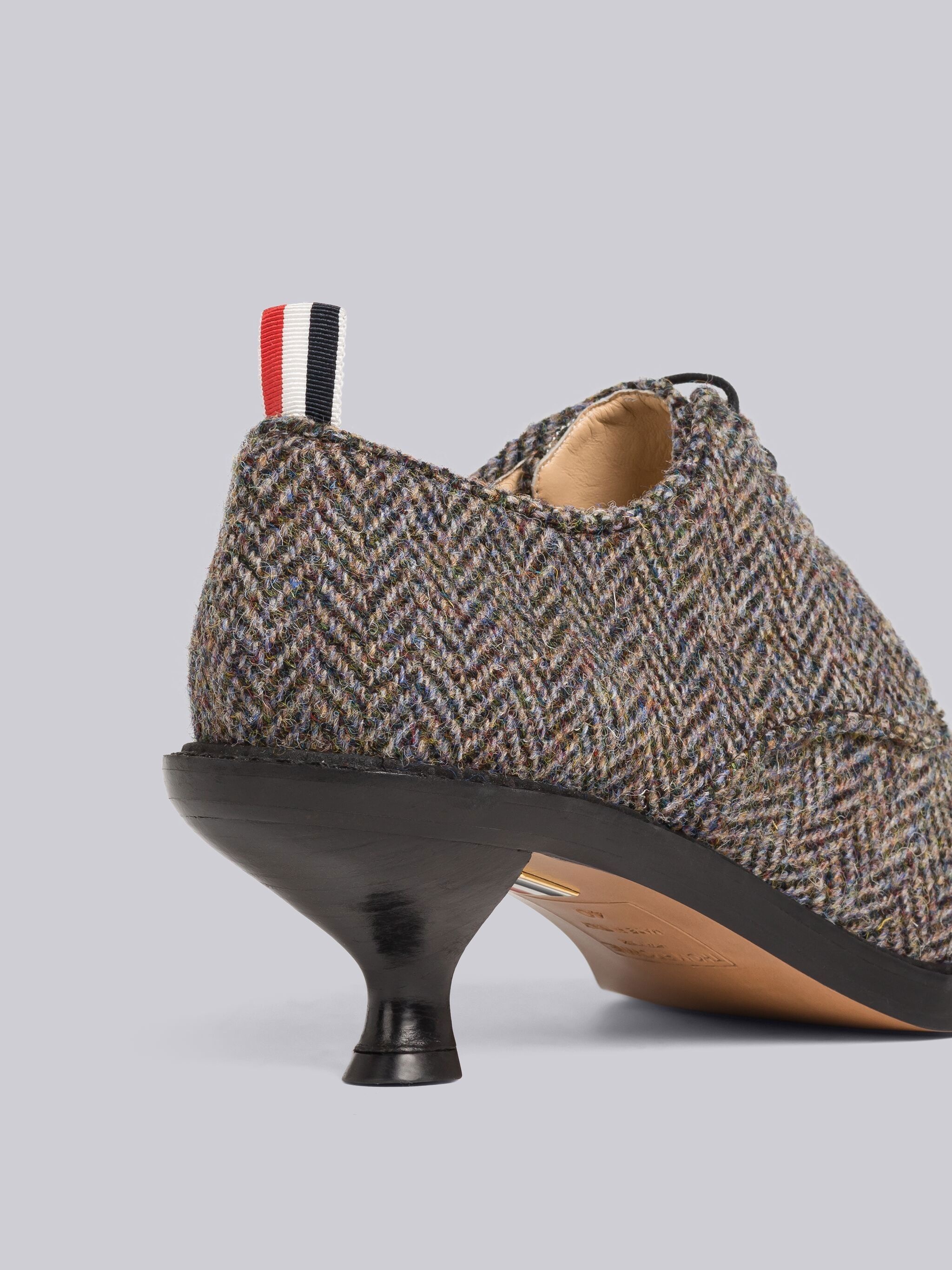 Herringbone Curved Heel Uniform Shoe - 2