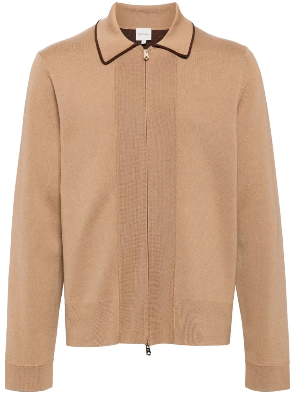 zip fastening cardigan - 1