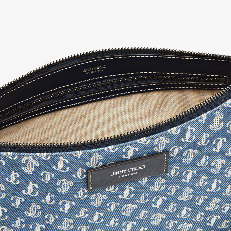 JIMMY CHOO Kimi-N
Denim JC Monogram Crossbody Bag outlook