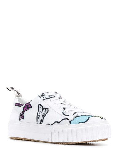 MM6 Maison Margiela printed low-top sneakers outlook