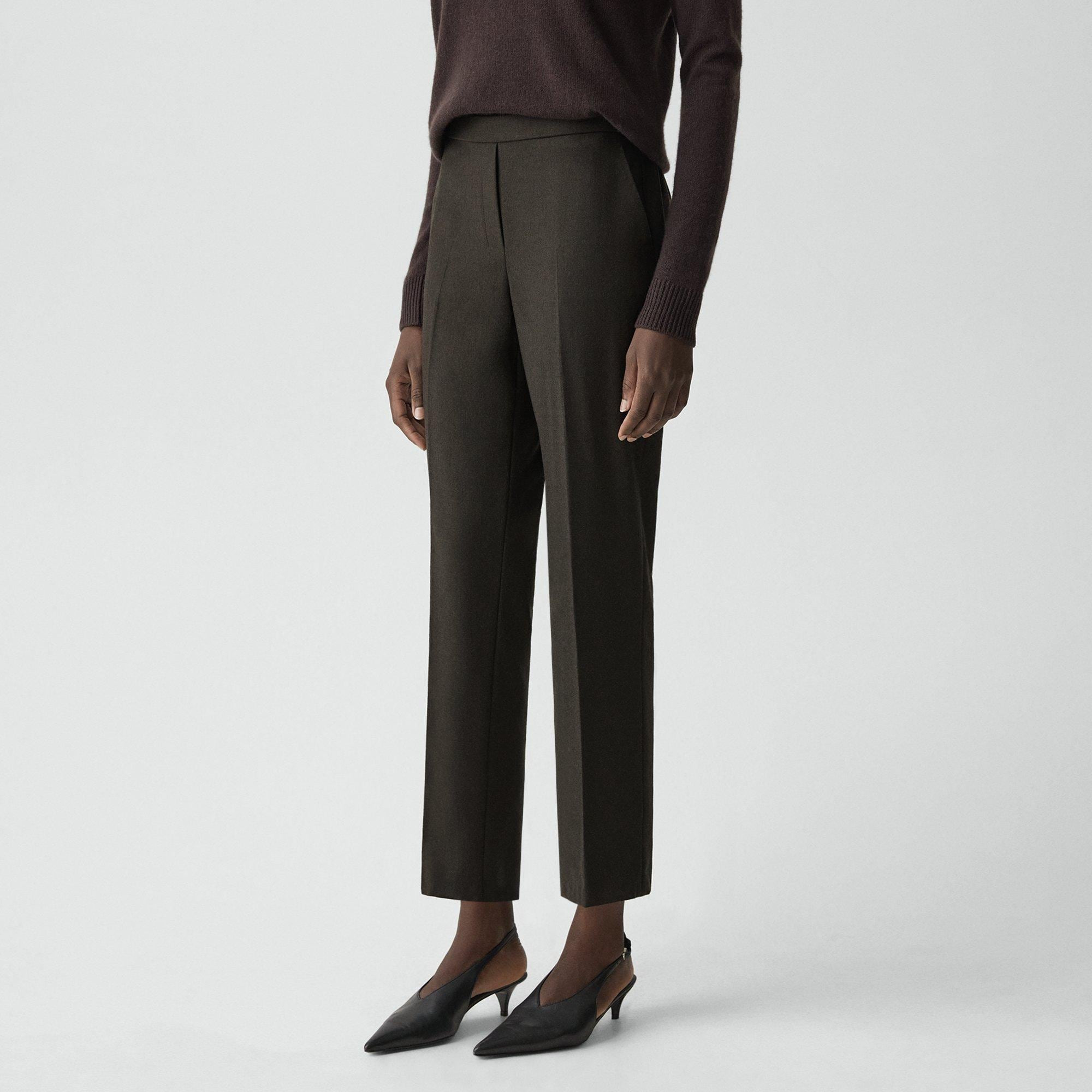 Treeca Pull-On Pant in Sleek Flannel - 5