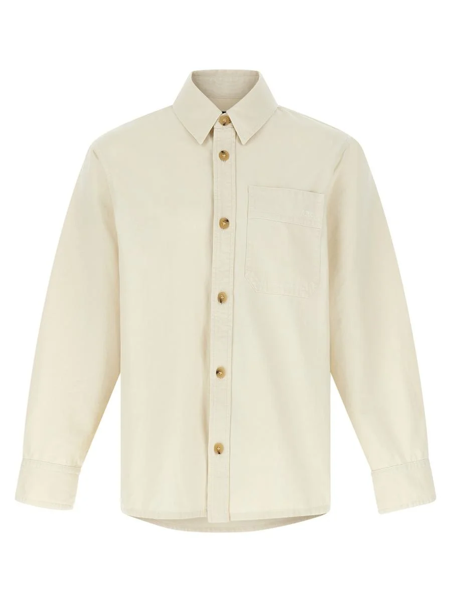A.P.C. Logo Embroidery Shirt - 1