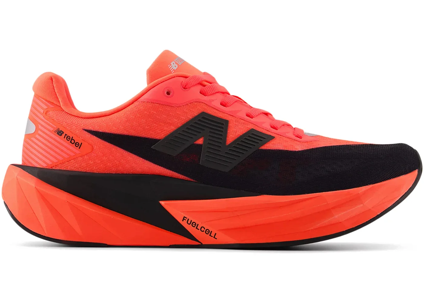 New Balance FuelCell Rebel v5 Urgent Red Black (Women's) - 1