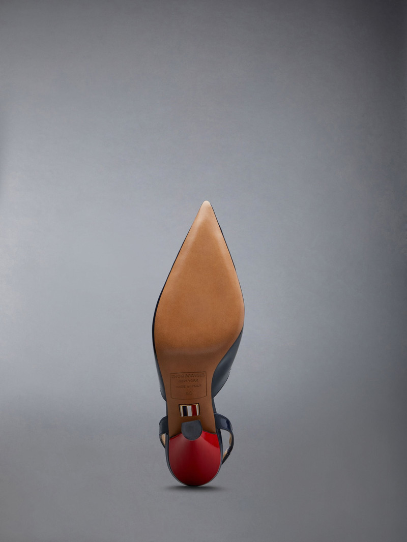 curved-heel 120mm leather pumps 6