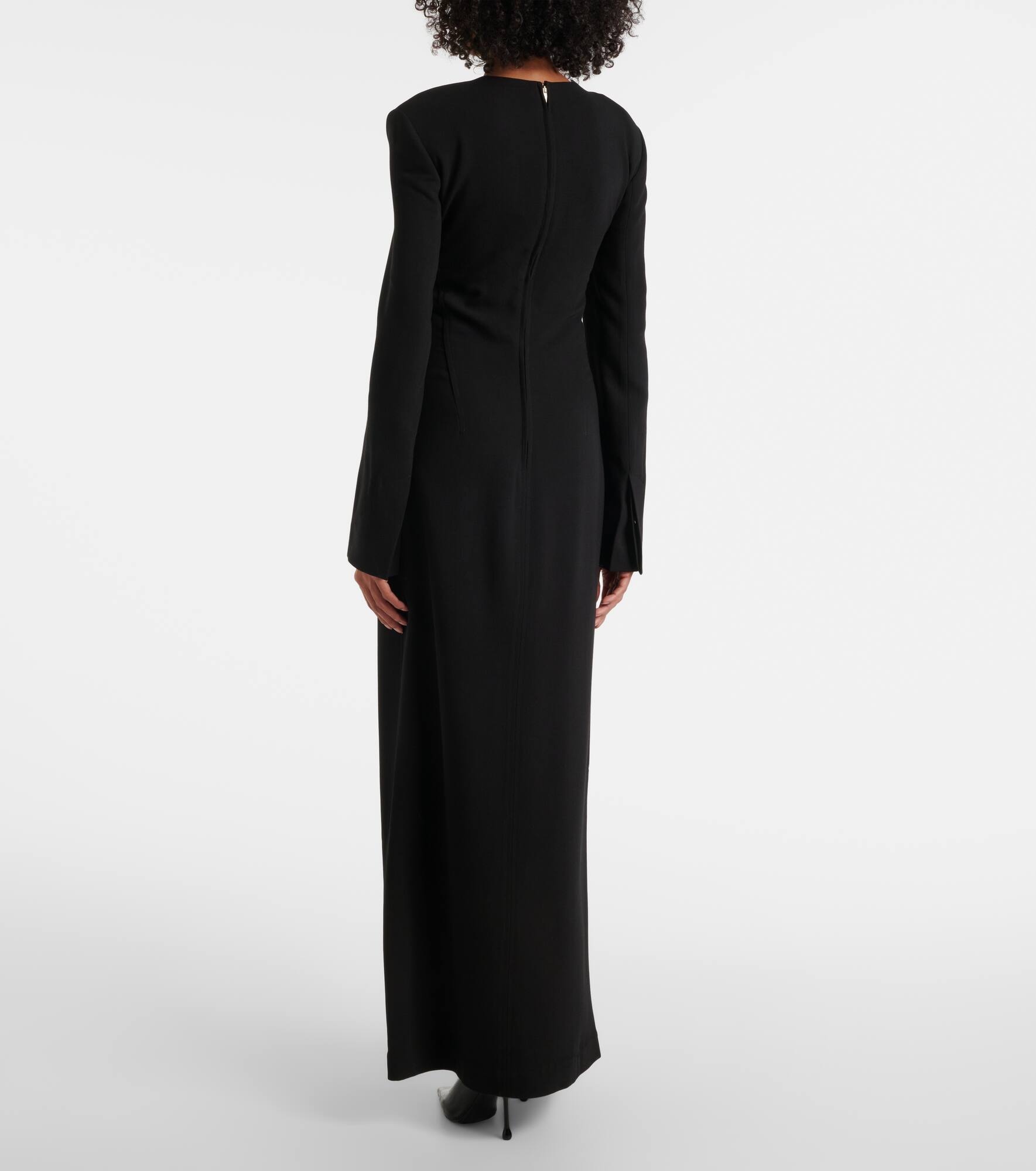 Crêpe maxi dress - 3