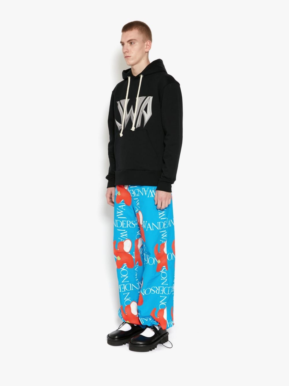 ELEPHANT PRINT WIDE LEG TROUSERS - 3