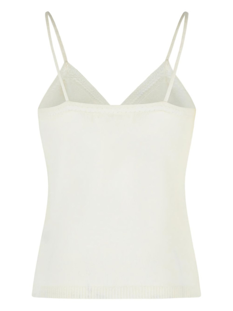 LISA YANG braided-strap cashmere tank top outlook