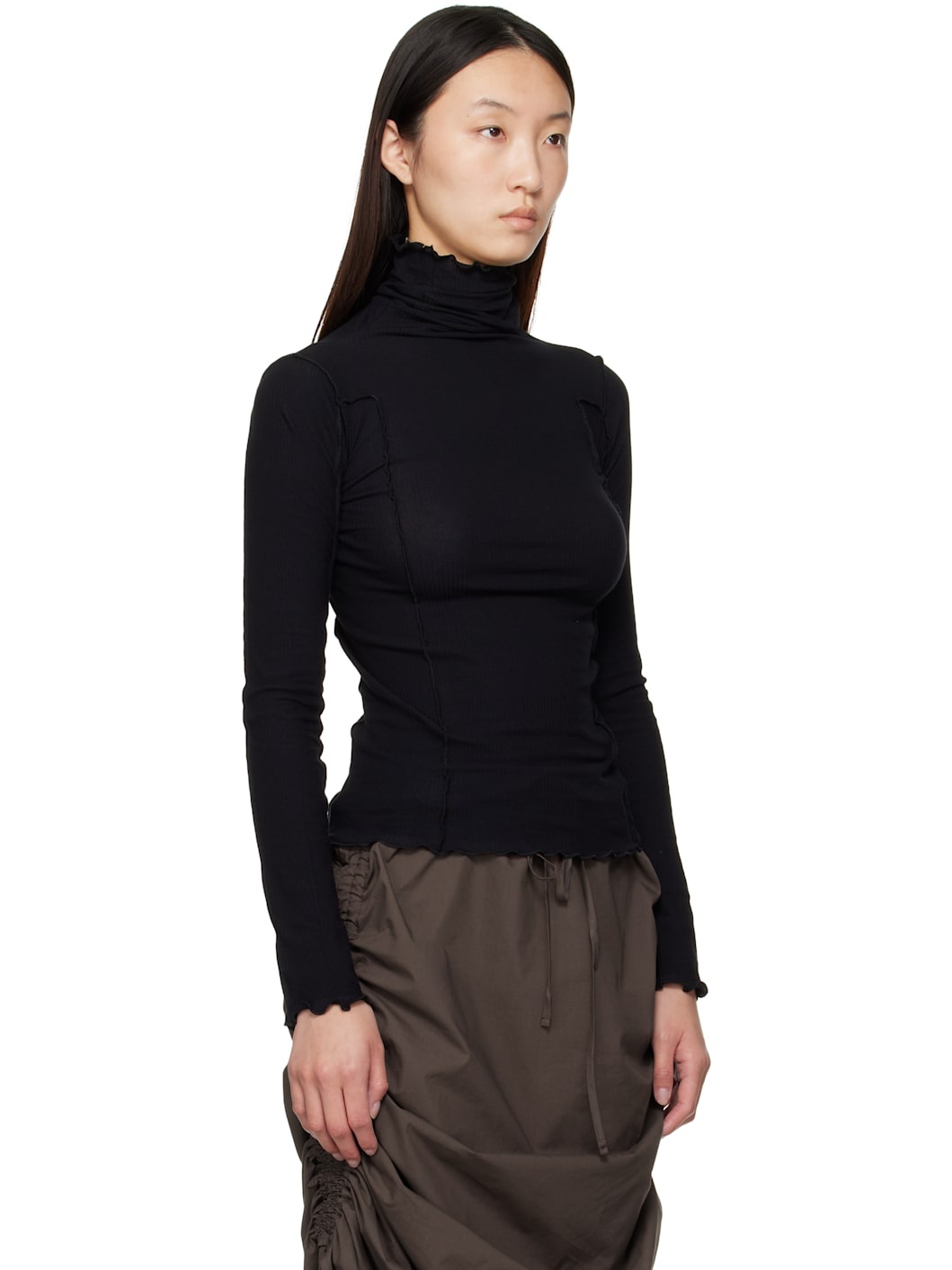 Black Omato Turtleneck - 2