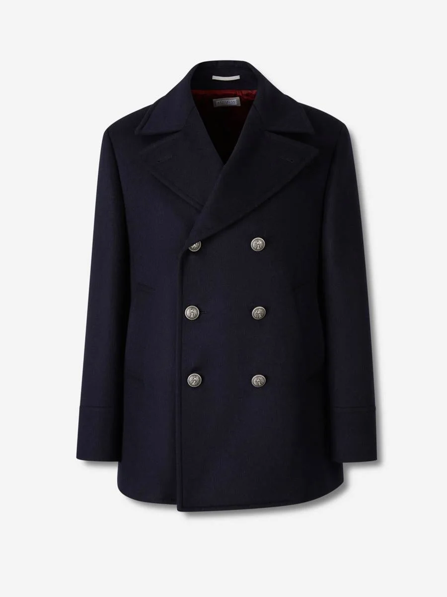 Brunello Cucinelli Crossed Long Coat - 1