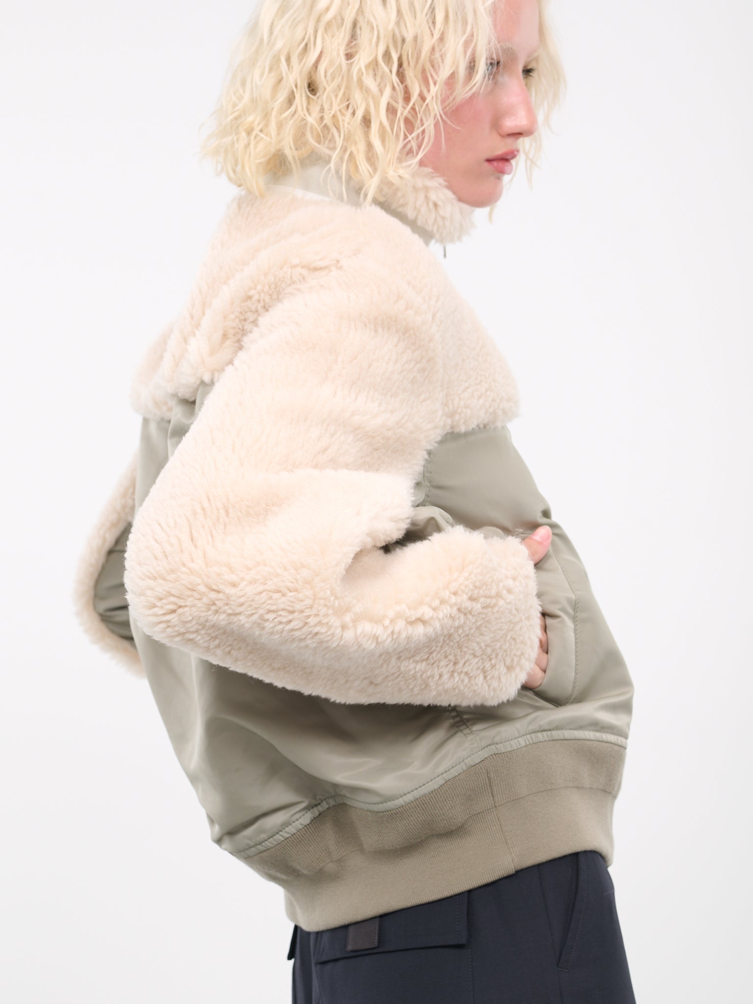 Faux Shearling Blouson - 5