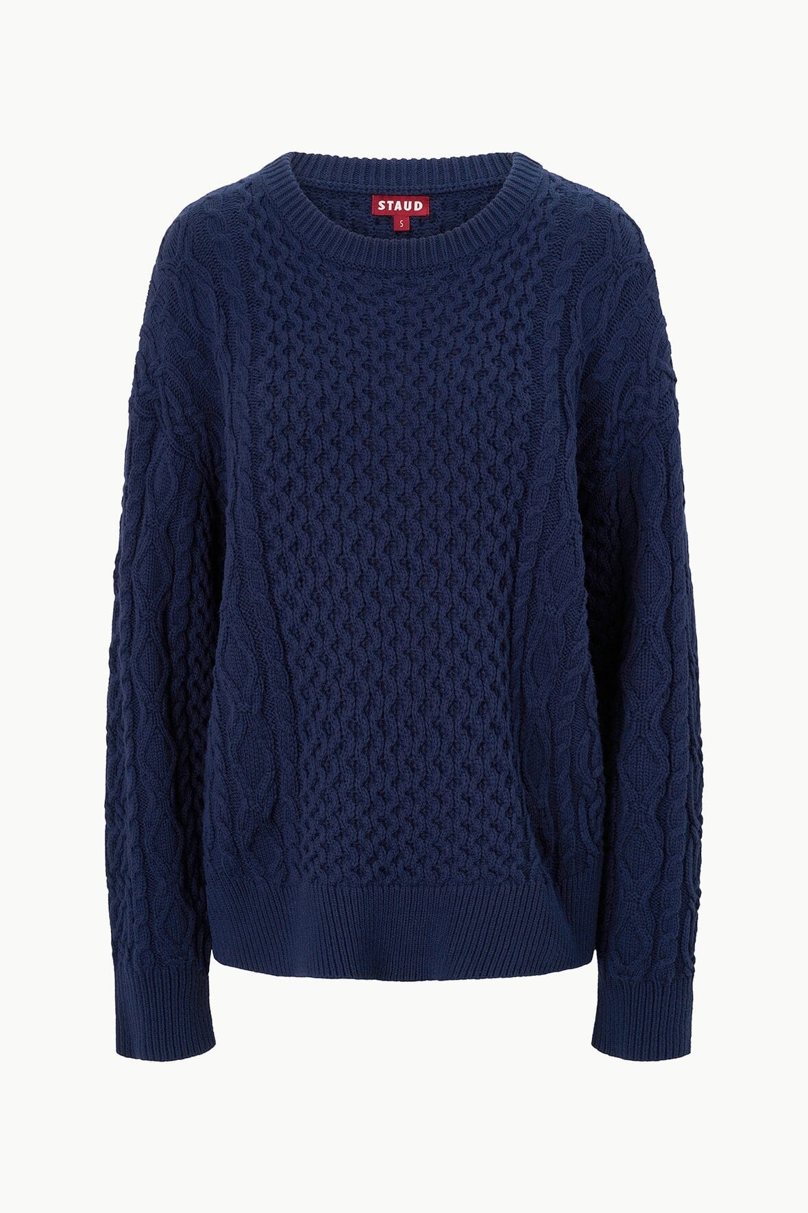 STAUD TRACY SWEATER NAVY - 1