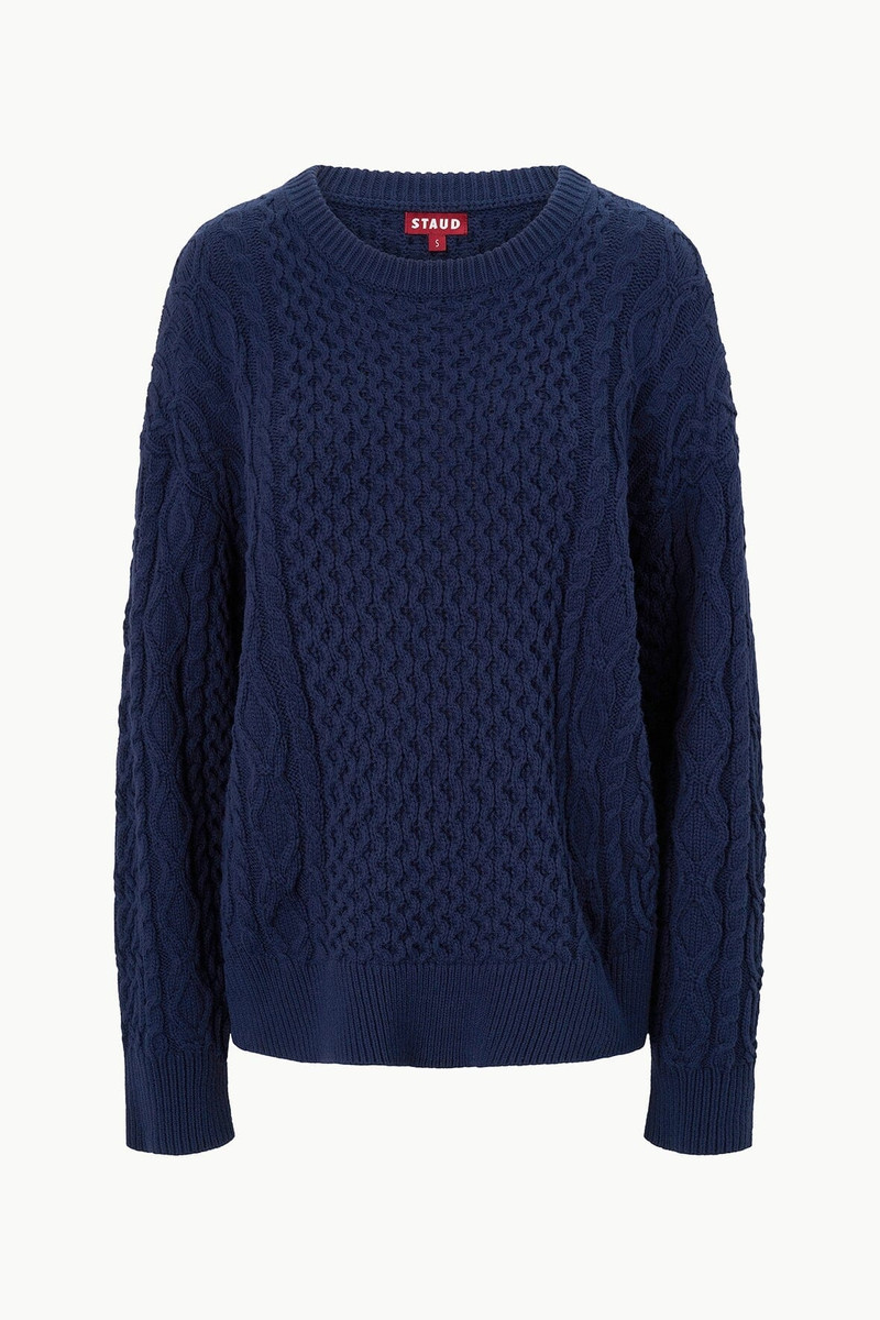 STAUD TRACY SWEATER NAVY 1