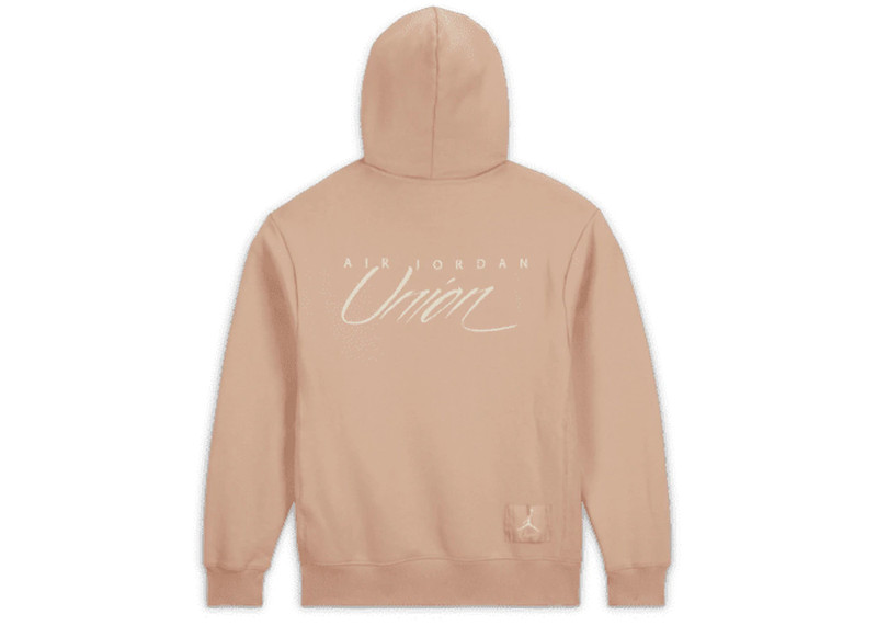 Jordan x Union MJ Fleece Hoodie (Asia Sizing) Bio Beige/Coconut Milk 1