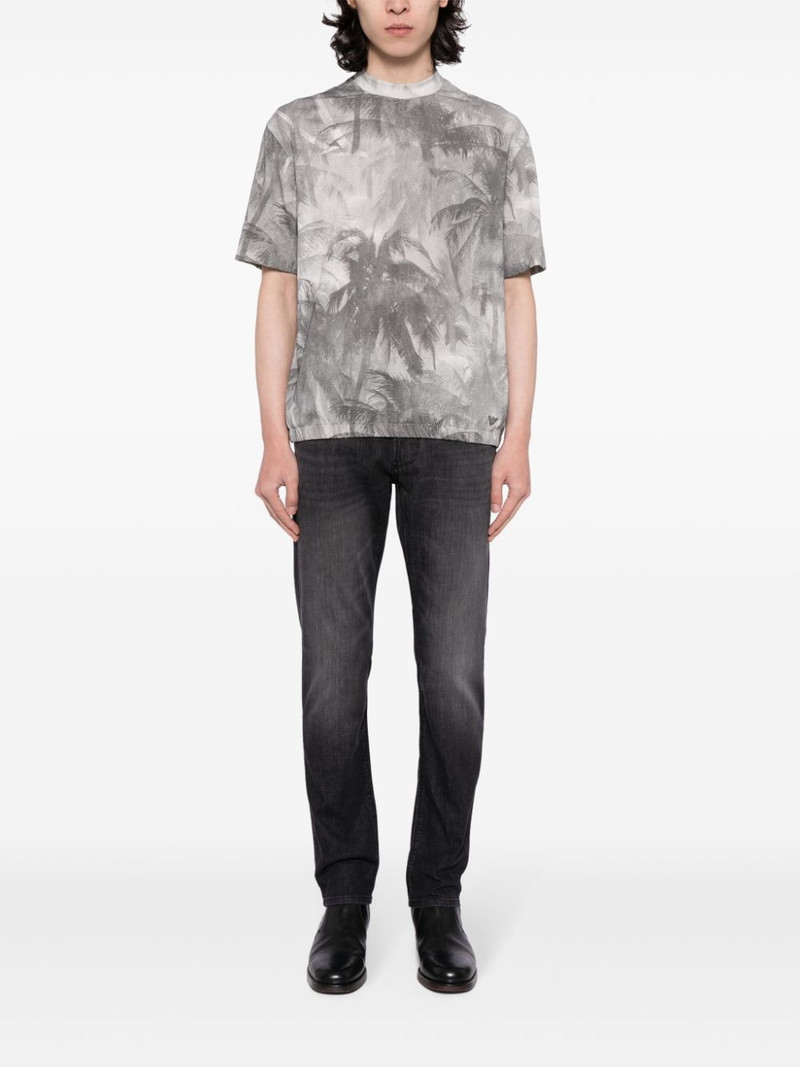 EMPORIO ARMANI mid-rise slim-fit jeans outlook