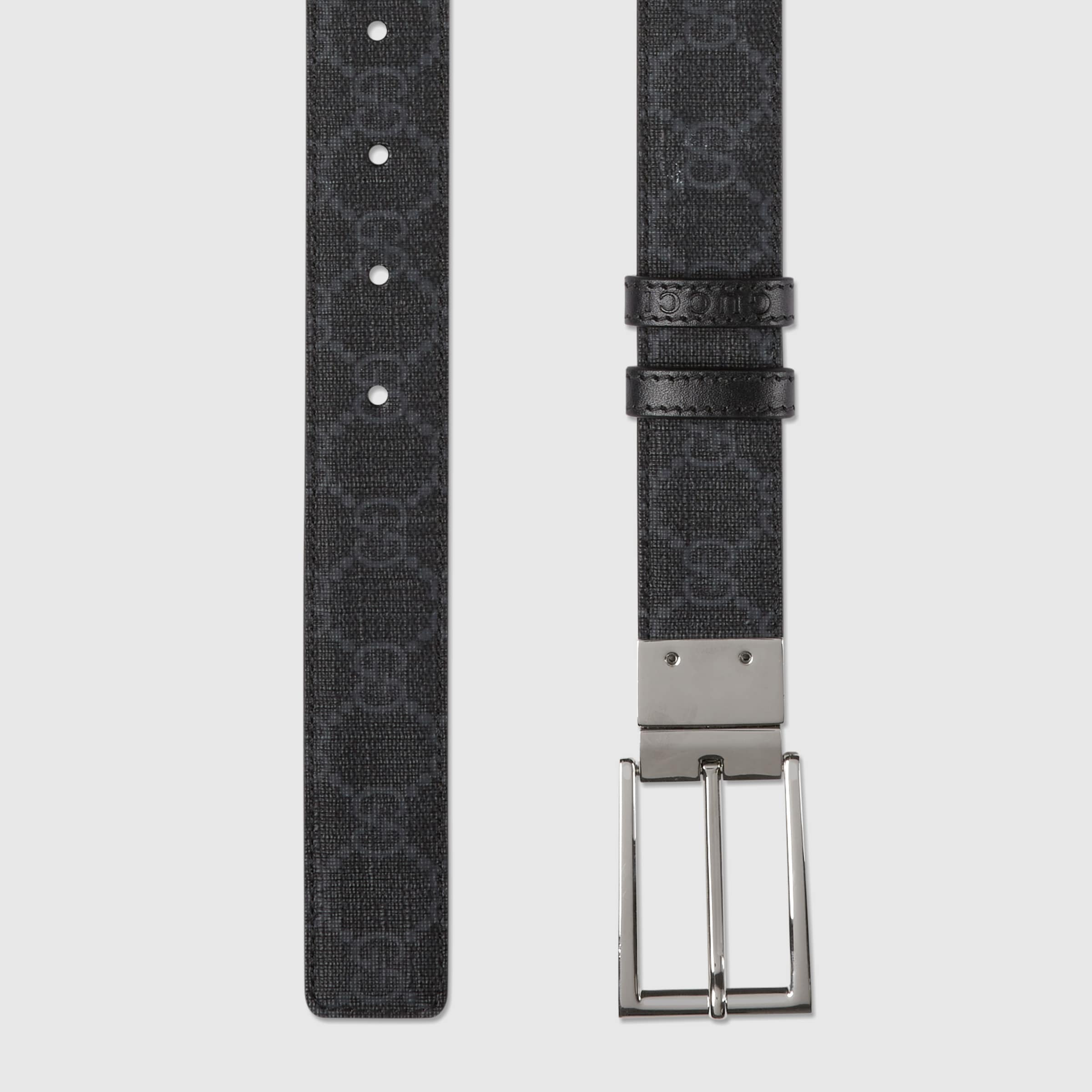 Reversible belt with rectangular buckle - 2