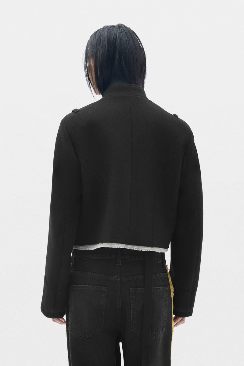 Noha Double Breasted Cropped Marsina Jacket 3