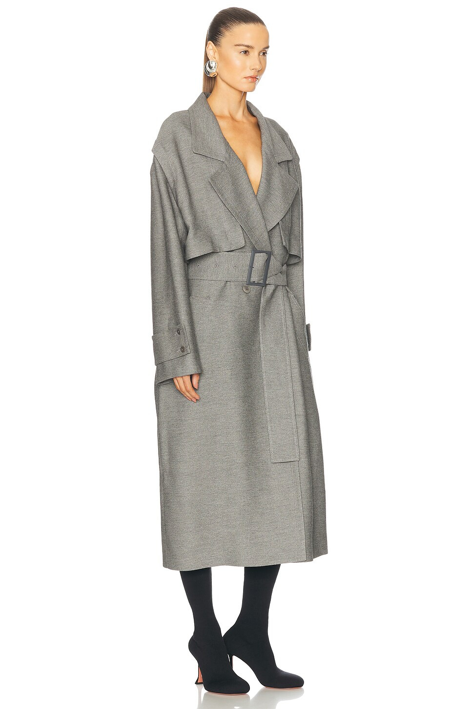 Longline Trench Coat - 2
