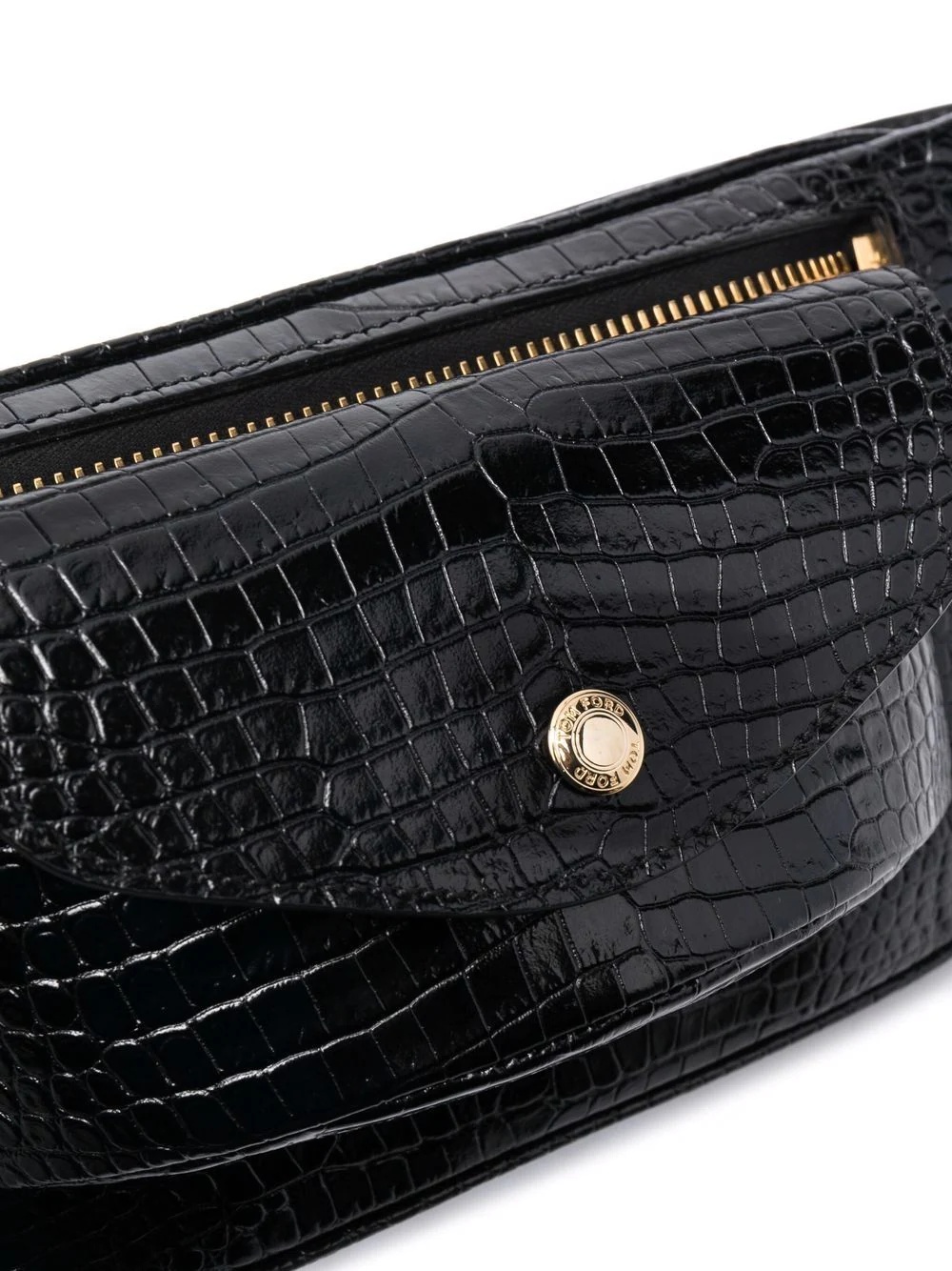 croc-effect belt bag - 4