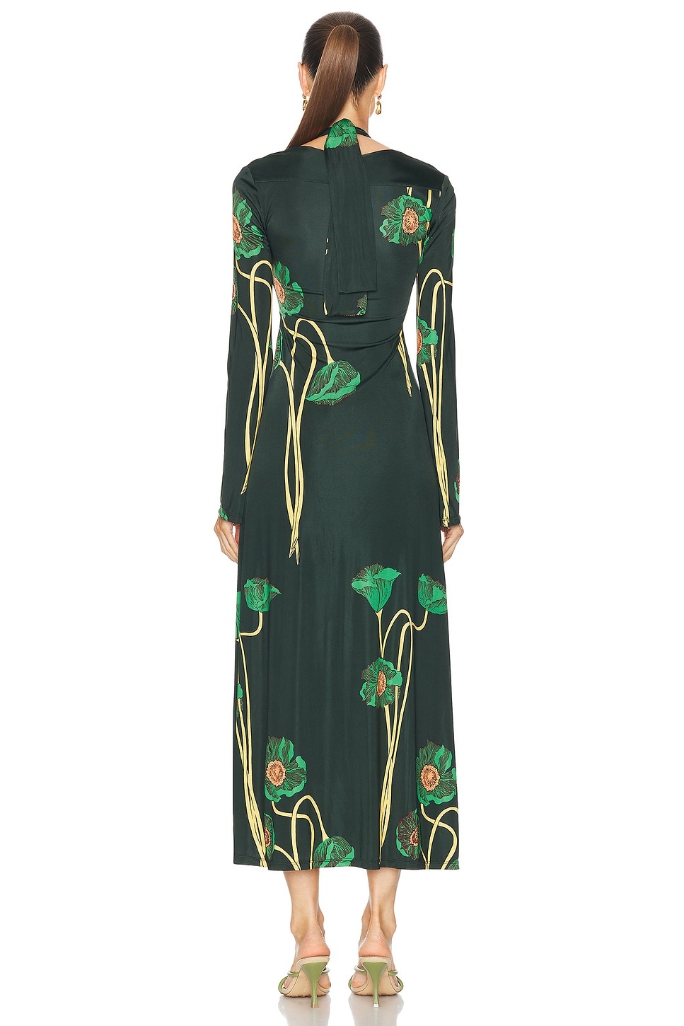 Paisaje Lejano Ankle Dress - 3