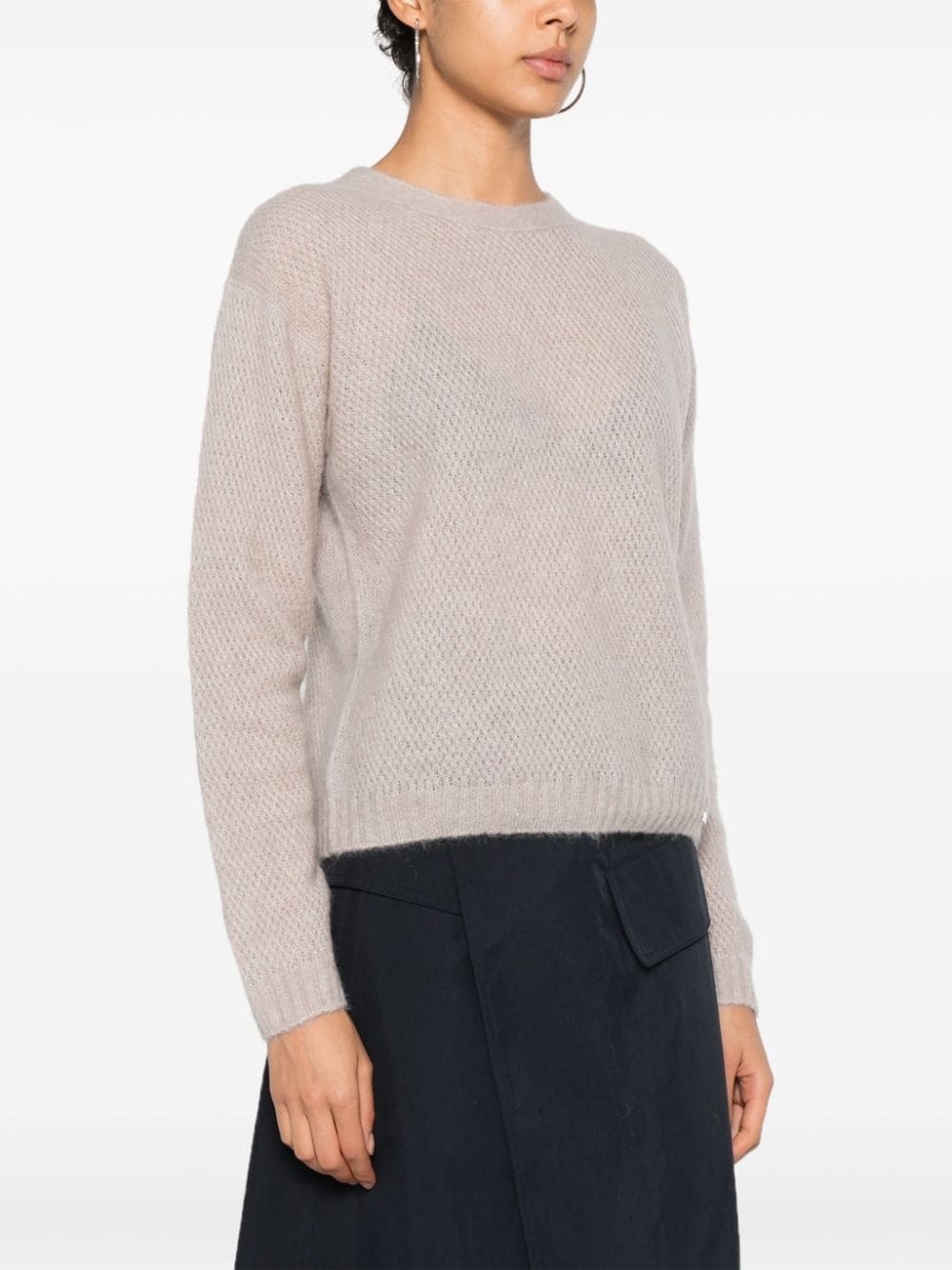 logo-plaque sweater - 3