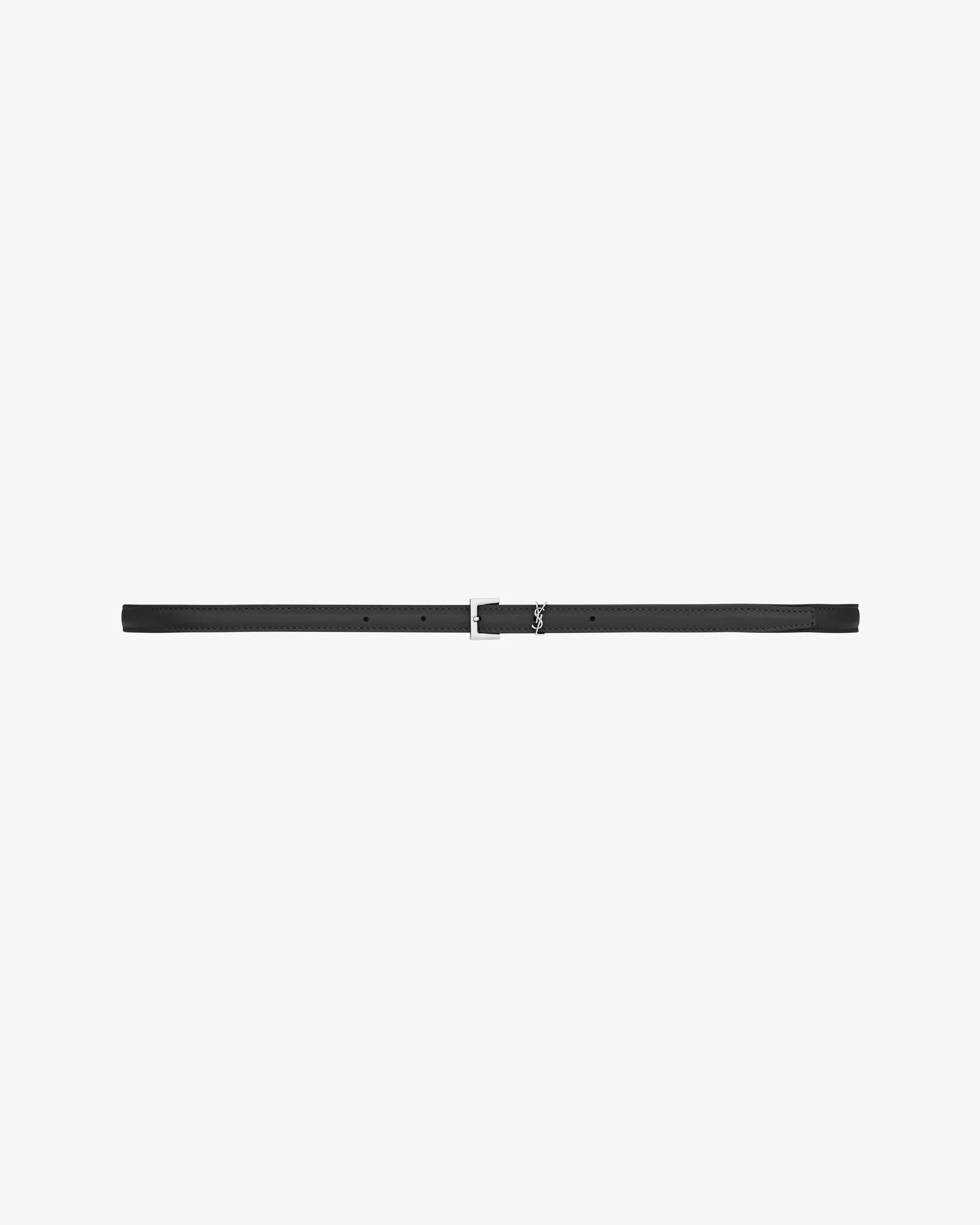 CASSANDRE EXTRA THIN BELT IN SMOOTH LEATHER - 1