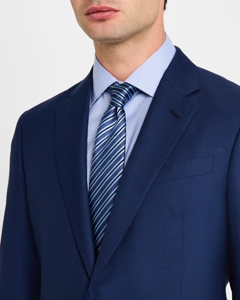 GIORGIO ARMANI Men's Micro-Houndstooth 210G Suit outlook