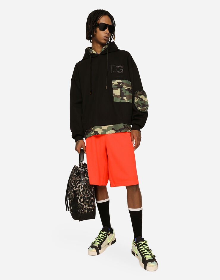 Camouflage jacquard hobo bag - 2