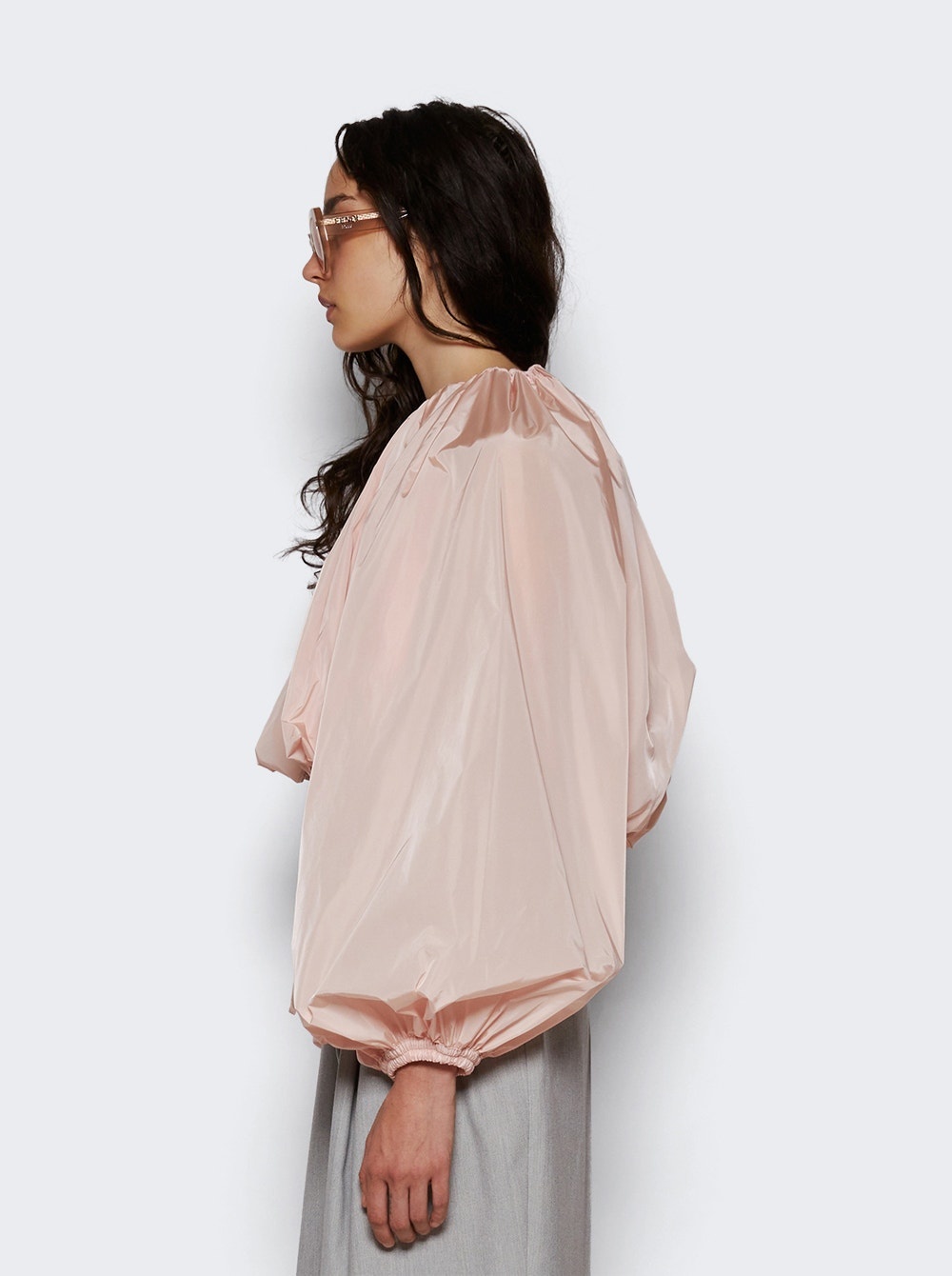 Short Puffed Jacket Rose Pale - 4