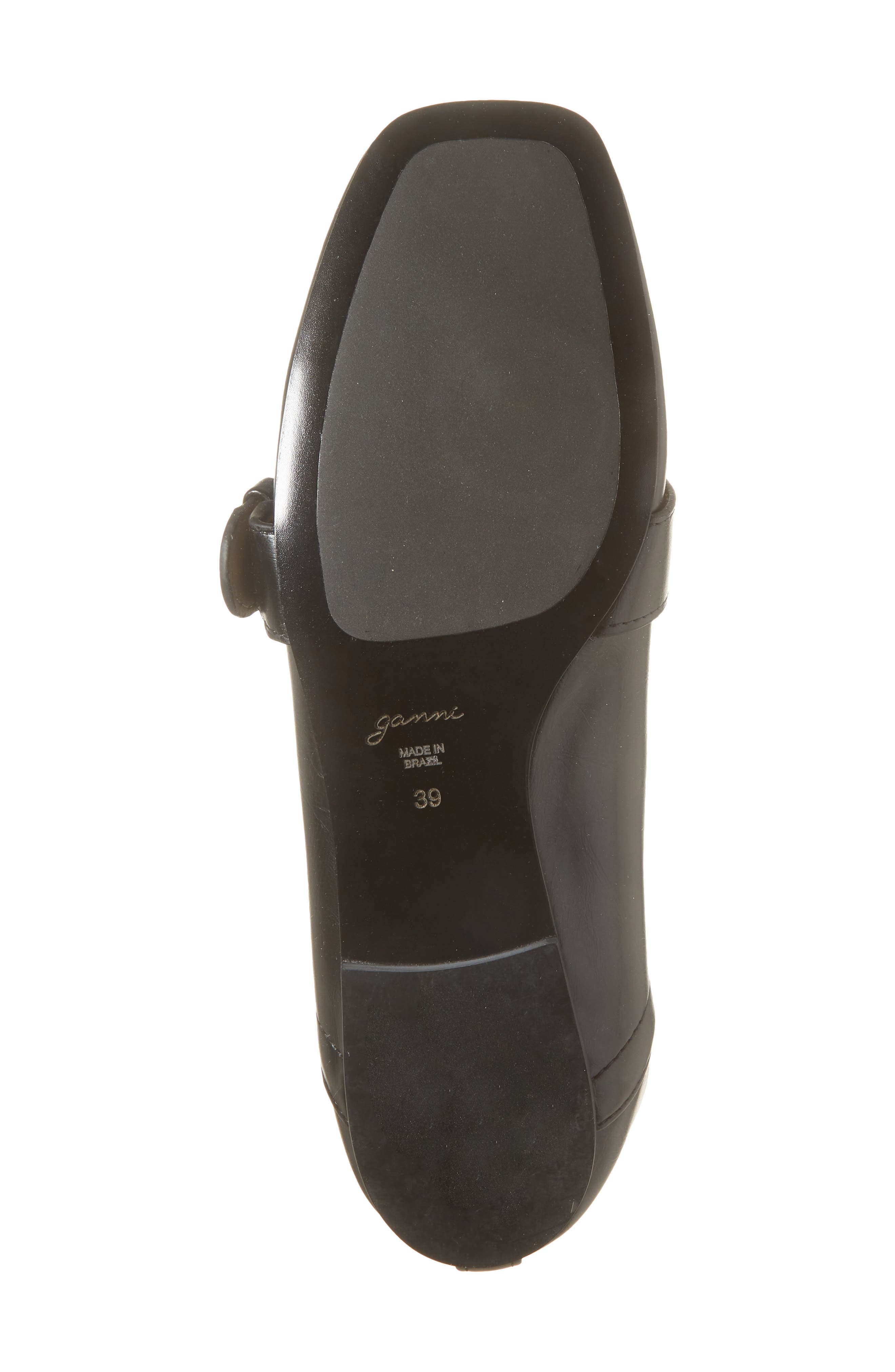 Ganni Mary Jane Ballet Flat in Black at Nordstrom - 6