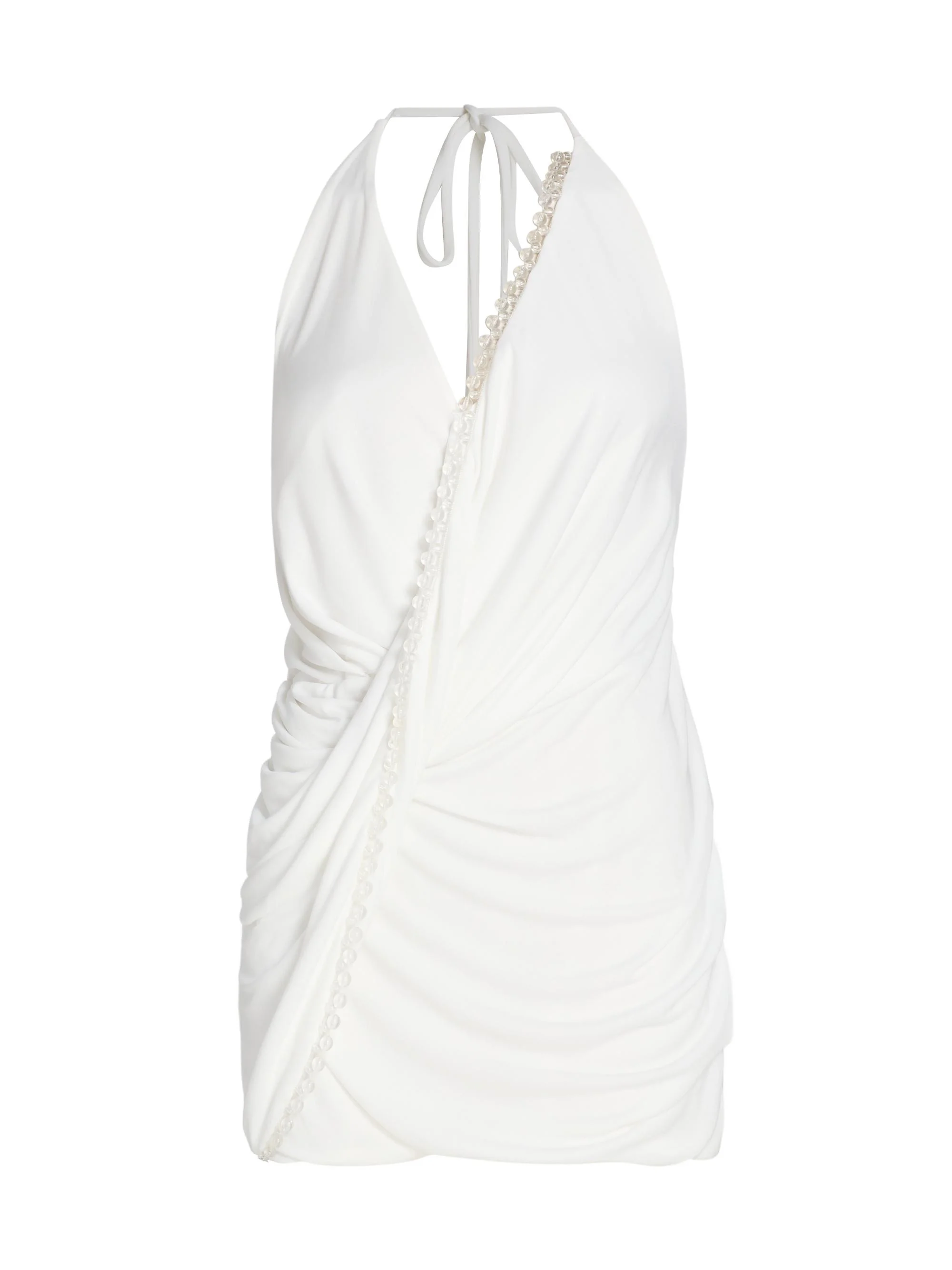 Women's Rufayah Halterneck Minidress - Ivory - 1