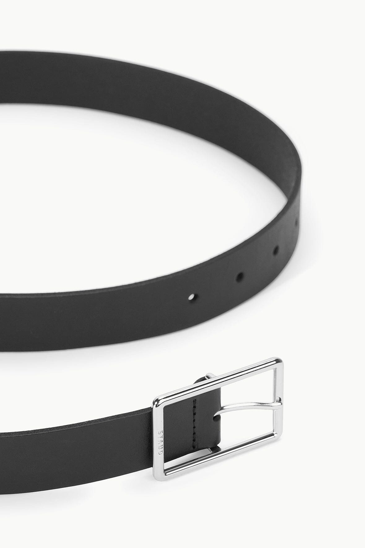 STAUD JEANS BELT - BLACK SILVER - 3
