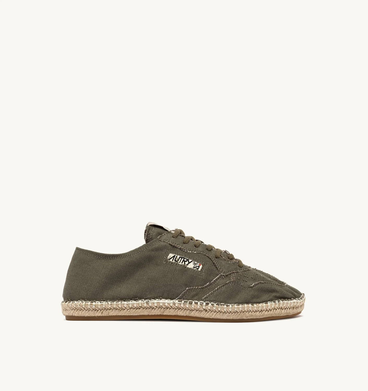 SANDY ESPADRILLES IN MILITARY CANVAS - 1