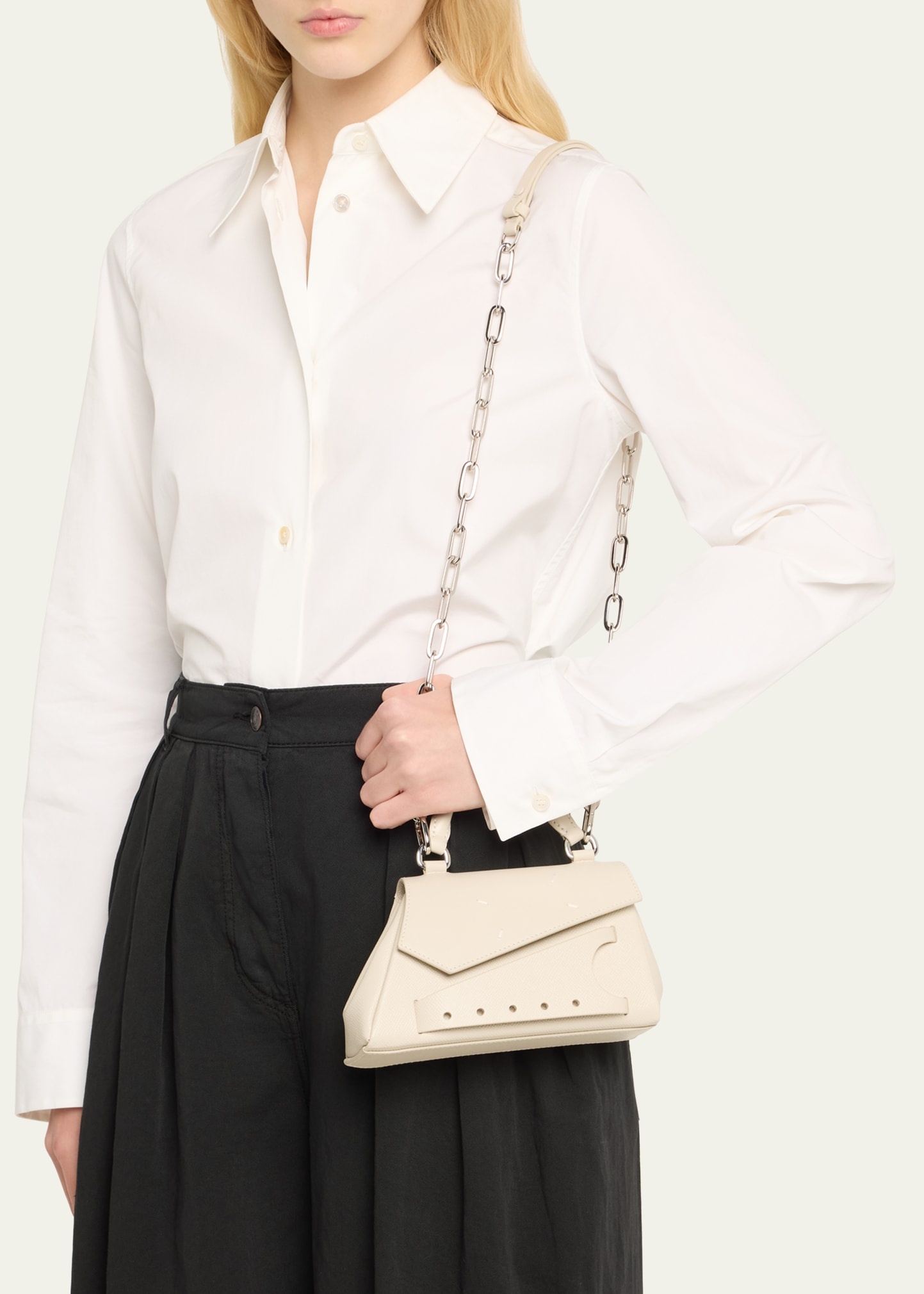 Snatched Micro Asymmetric Top-Handle Bag - 2