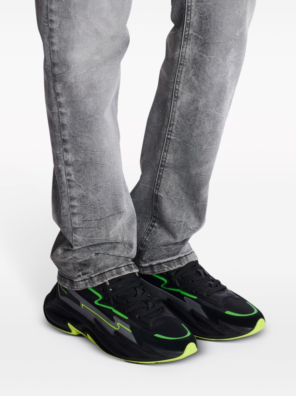 Run-Row leather sneakers - 7