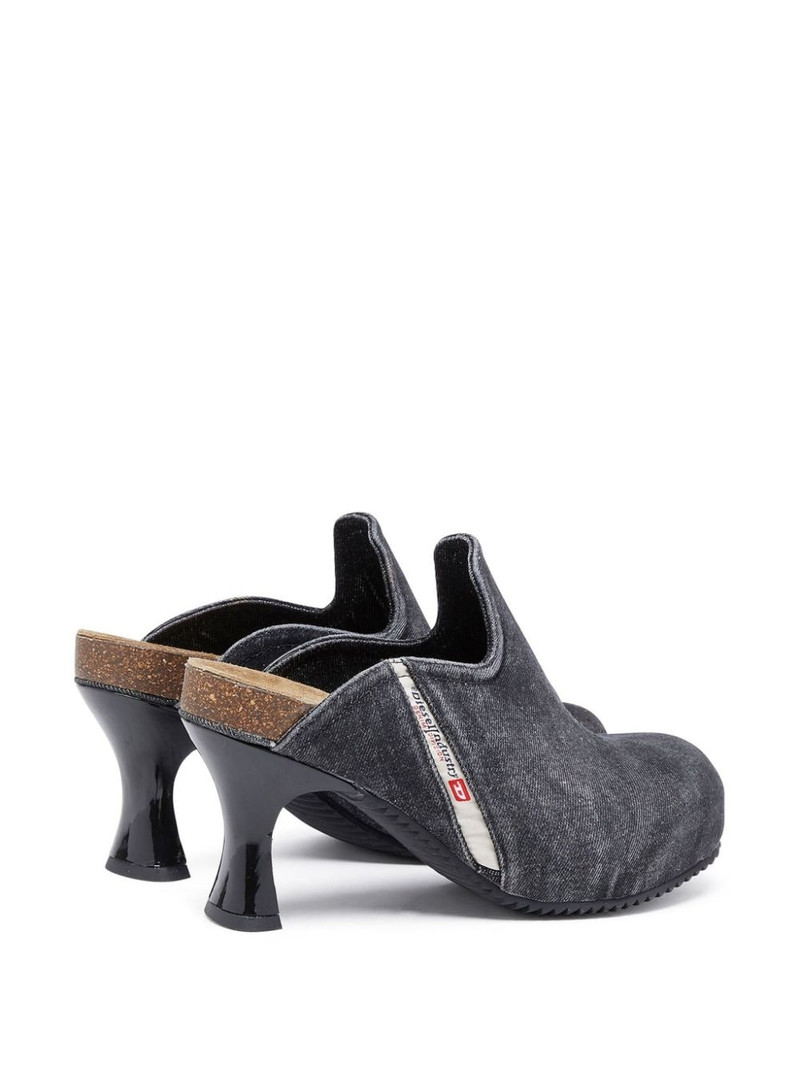 D-Woodstock denim mules 3