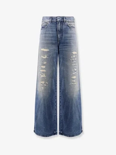 Dior Flared Jeans With Destroyed Effect - 1