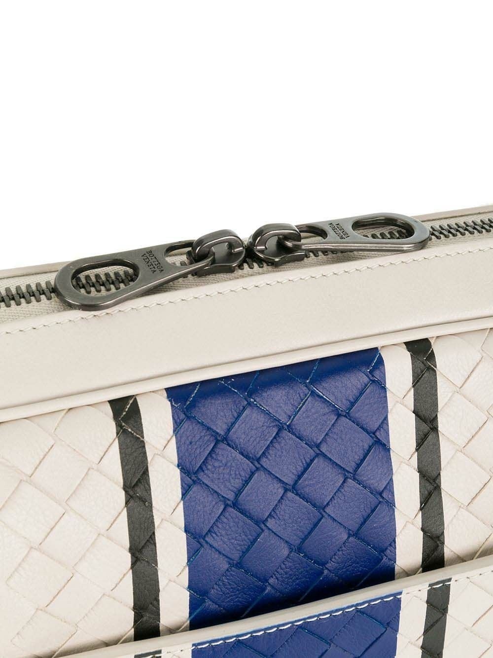 intrecciato weave wash bag - 3