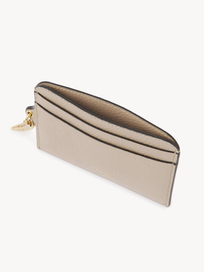 Chloé BANANA CARD HOLDER IN GRAINED LEATHER outlook