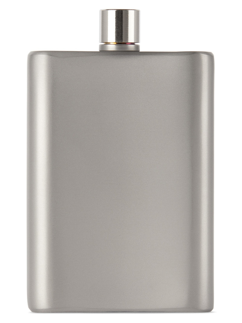 snow peak Silver Titanium Medium Flask, 4.7 fl oz outlook