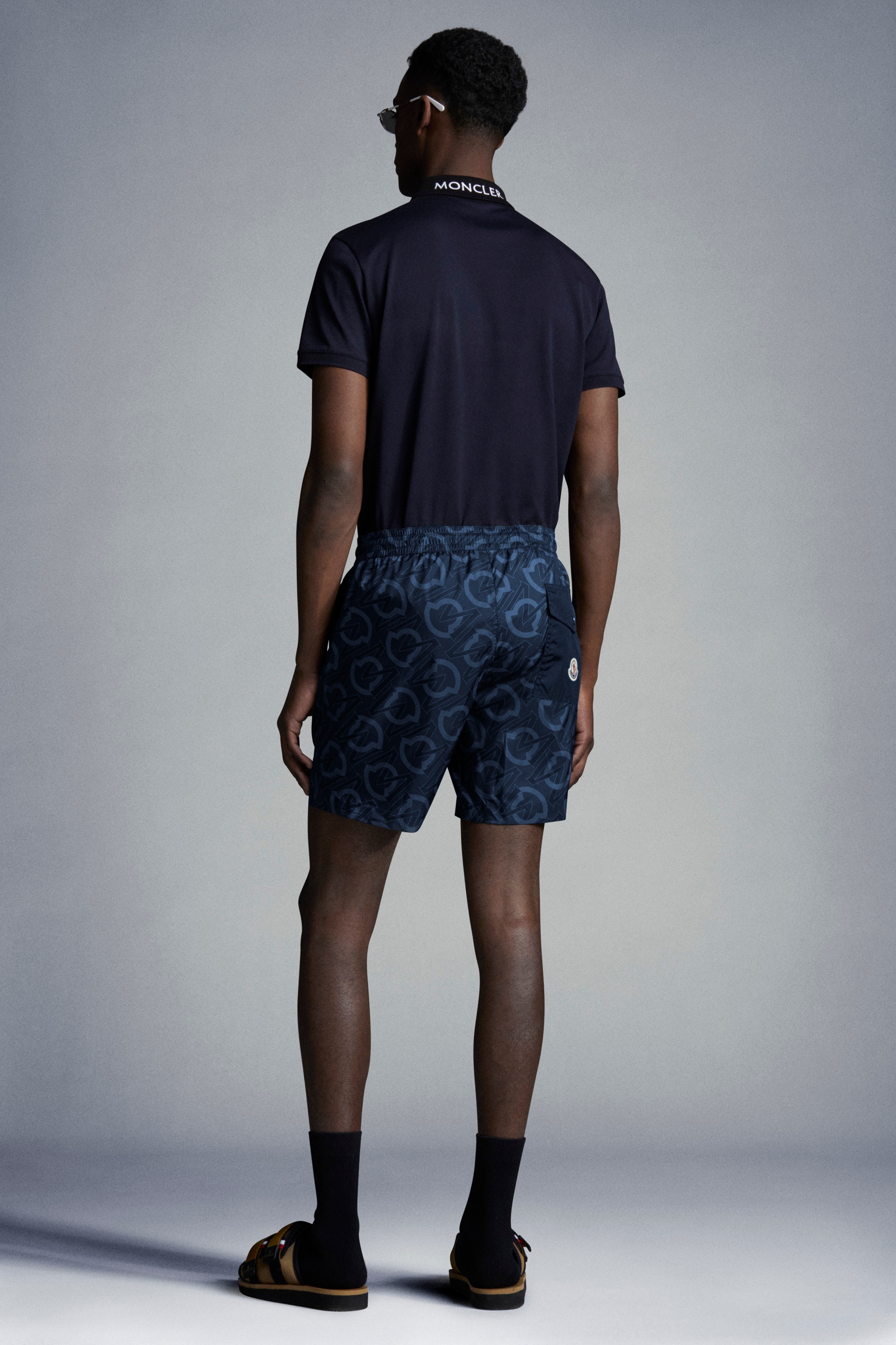 Monogram Print Swim Shorts - 5