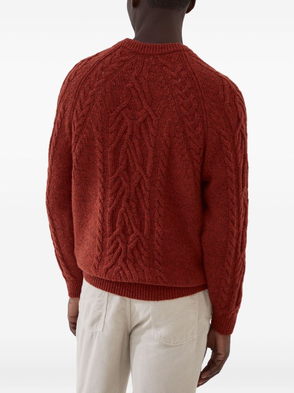 cable-knit sweater - 4