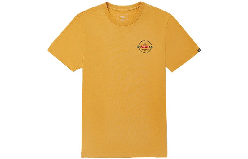 Vans Men's Vans Athleisure Casual Sports Short Sleeve Yellow VN0A4P4X50X outlook