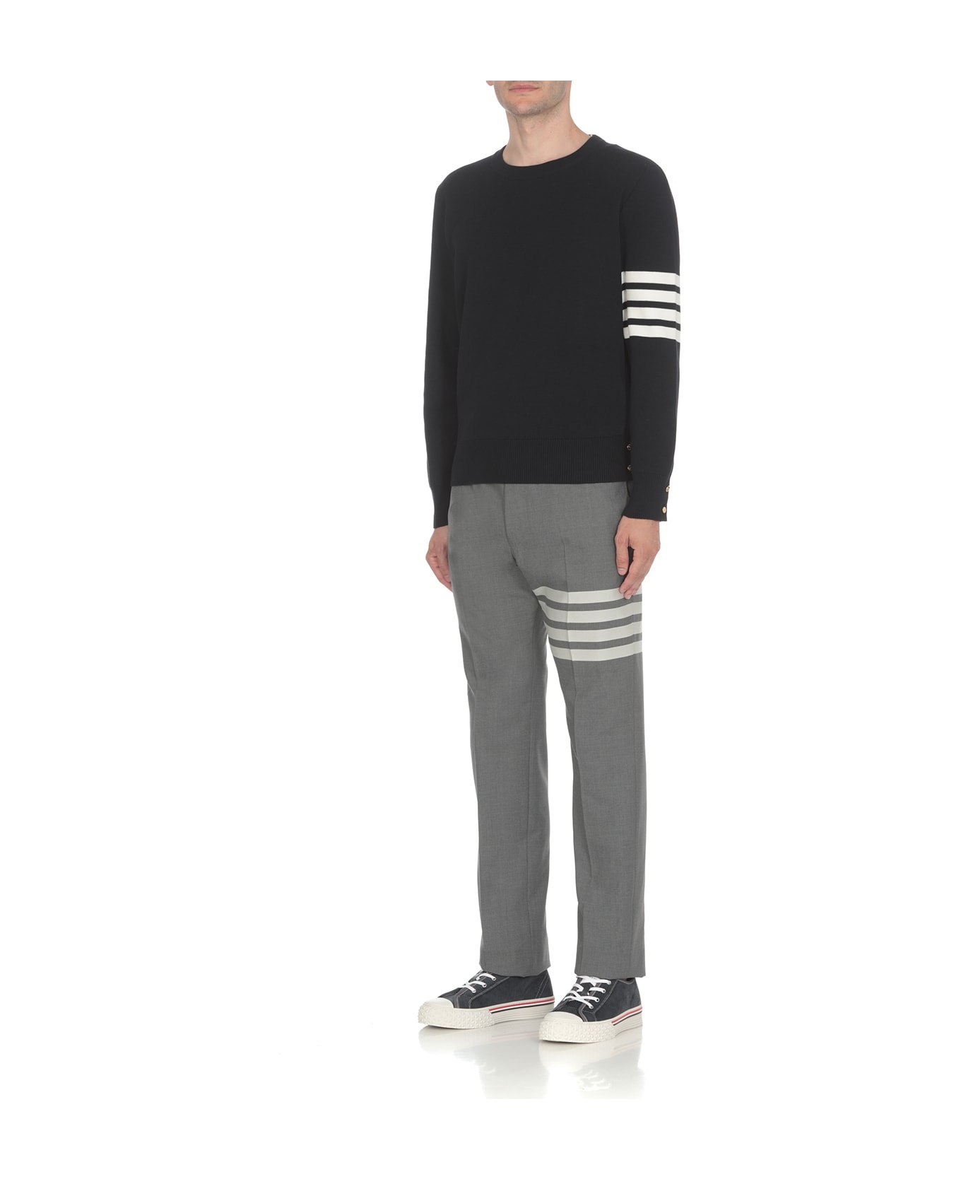 'milano Stitch' Cotton Pullover - 2