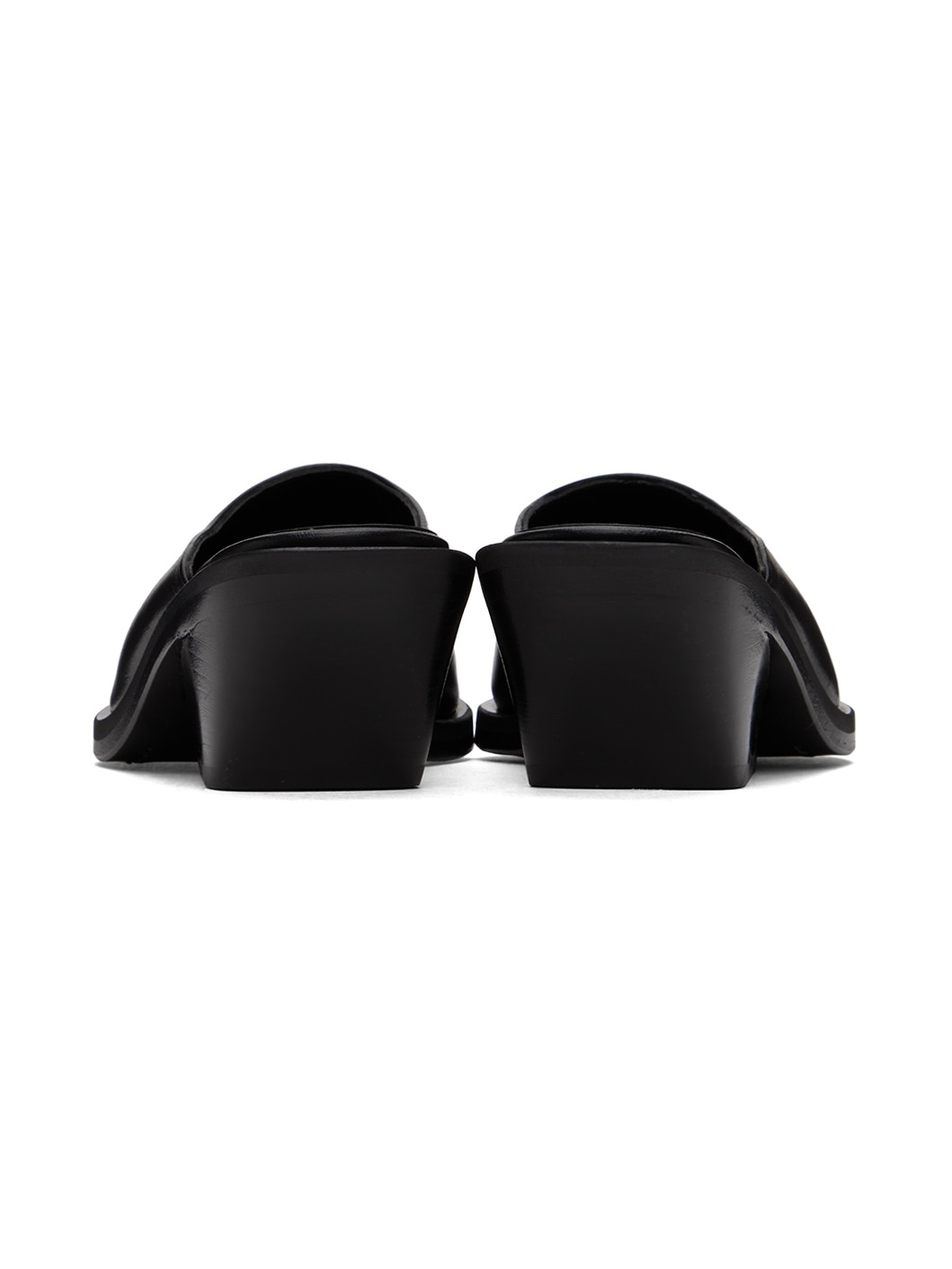 Black Xina Mules - 2