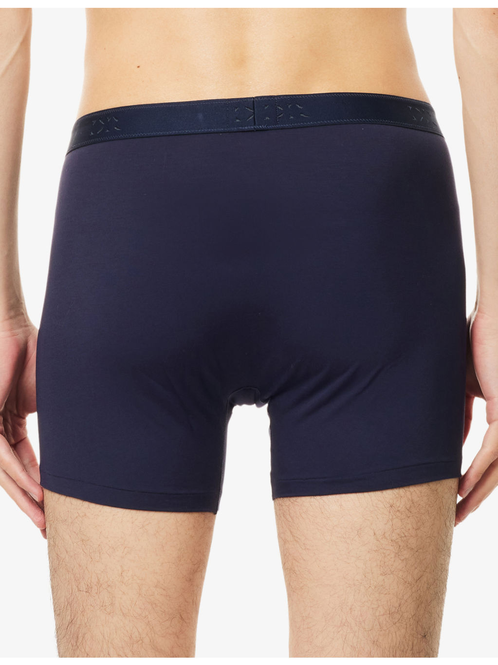 Alex Branded-Waistband Stretch-Jersey Trunks - 3